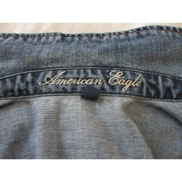 AE American Eagle Classic Denim Jacket Sz M - Picture 4 of 5